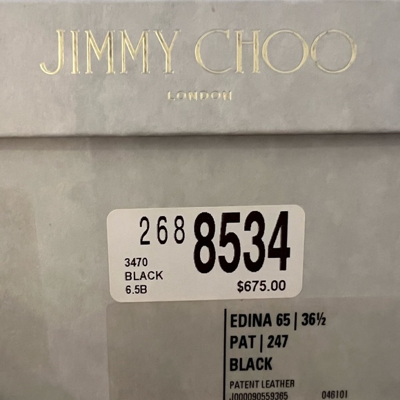 Jimmy Choo Edina Patent Leather Sandal - Picture 8 of 9